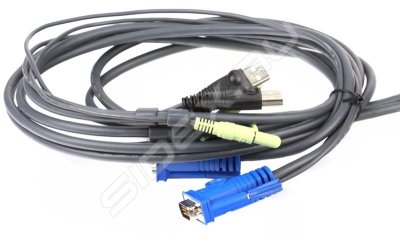 Переключатель KVM Aten CS72EC 1 user PS2+VGA =) 2 cpu PS2/USB+VGA, со шнурами PS2 2 х 1.2 м., 2048x1