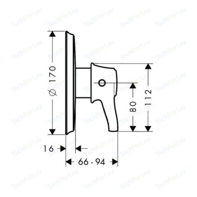 Hansgrohe Ecostat classic  ,     (15754000)