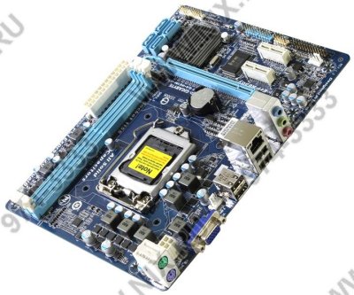 .  GIGABYTE GA-H61M-DS2 DVI (S1155, iH61, 2*DDR3, PCI-E16x, SVGA, DVI, SATA II, GB Lan, mATX