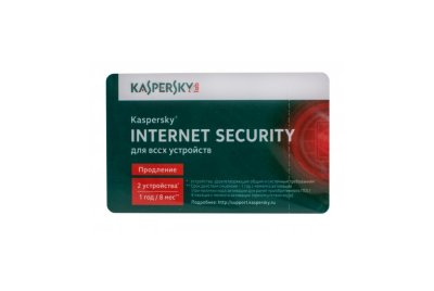   Kaspersky Internet Security Multi-Device Russian Ed. 2-Device 1 year Renewal Card (KL19