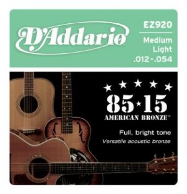 D-Addario EZ920   ., , 85/15, Medium Light, 12-54