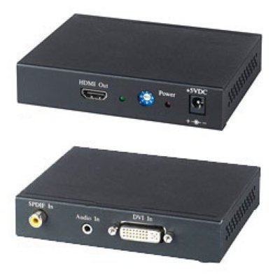 SC&T DH01 SC&T DH01 Преобразователь DVI- и аудиосигнала в HDMI- c игнал