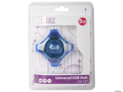  USB 2.0 HUB CBR CH-127, 4 , 