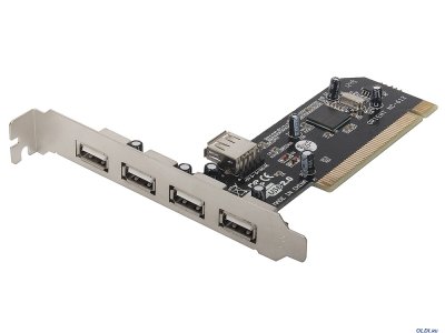  PCI to USB2.0 HUB 4ext +1int port, NEC chip