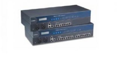 MOXA CN2650-16  CN2650-16 16 port Server, dual RS-232/422/485, RJ-45 8pin, 15KV ESD, 100V t