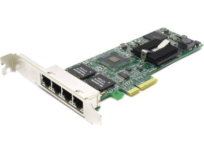   Intel (E1G44ET2) Gigabit Adapter Quad Port (OEM) PCI-E x4 10/100/1000Mbps