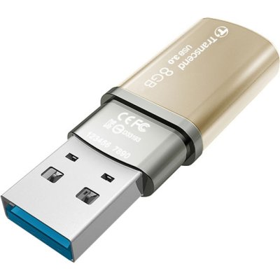   8GB USB Drive (USB 3.0) Transcend 820, Gold (TS8GJF820G)