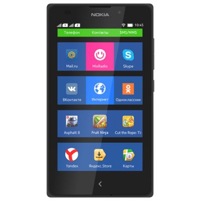   Nokia X DS   3G 2Sim 4.0" Nokia X 1.0 WiFi BT GPS
