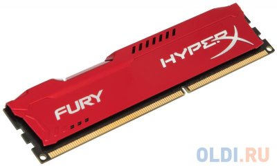   4Gb PC3-10600 1333MHz DDR3 DIMM CL9 Kingston HX313C9FR/4 HyperX FURY Red Series