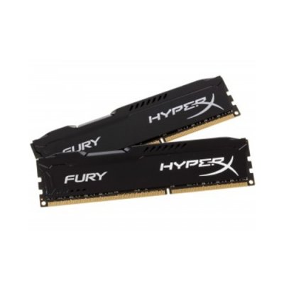 Модуль памяти Kingston HyperX Fury Black PC3-10600 DIMM DDR3 1333MHz CL9 - 16Gb KIT (2x8Gb) HX313C9F