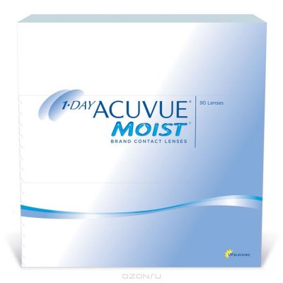 Johnson & Johnson   1-Day Acuvue Moist (90  / 8.5 / + 1.00)