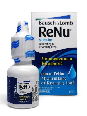   Bausch & Lomb Renu MultiPlus Lubricating & Rewetting Drops 8ml