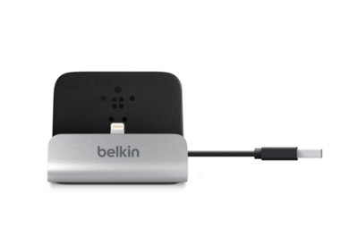 Belkin F8J045btRED Charge + Sync Dock, Red -  iPhone 5/5S