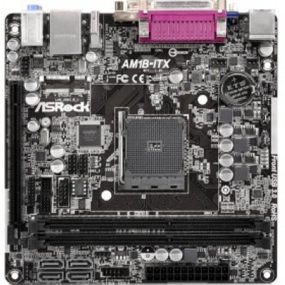 ASRock AM1B-ITX   (AM1,AMD AM1,mini-ITX,2*DDR3(1600),PCI-Ex16,GLan,4*SATA 6G,5.1CH,2