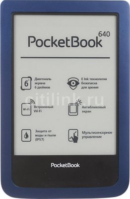   PocketBook 640 6" 600x800 1.0Ghz 256Mb 4Gb SD -