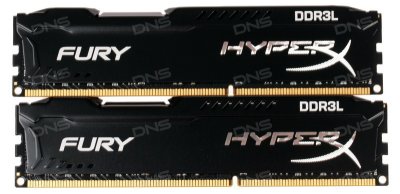   Kingston DDR3 16Gb (2x8Gb) 1866MHz pc-15000 HyperX FURY Black Series (HX318C10FBK