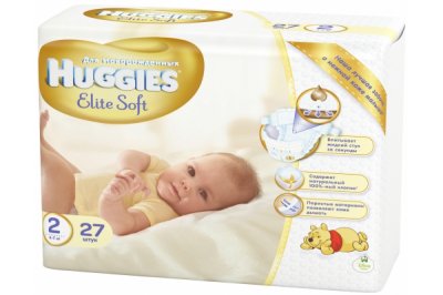  Huggies Elite Soft 2 (4-7 ) 27 .