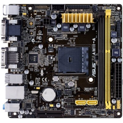   ASUS AM1I-A Socket AM1, 2*DDR3, PCI-E, SATA, ALC887 8ch, GLAN, USB3.0, D-SUB + DVI