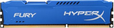 Модуль памяти Kingston HyperX Fury Blue PC3-10600 DIMM DDR3 1333MHz CL9 - 8Gb KIT (2x4Gb) HX313C9FK2