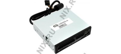  3Q (CRI005-A) Black 3.5" Internal USB2.0 CF/MD/SM/xD/MMC/SDHC/MS(/Pro/Duo)Card Reader/Writ