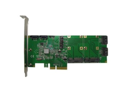  Espada (FG-EST14A-1-BU01) () PCI-Ex4, SATA 6Gb/s, 4port-int+ 2 mSATA