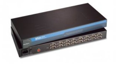 MOXA UPort 1610-16 Преобразователь 16-портовый USB в  RS-232 (в   комплекте: Устройство, руководство