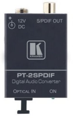Kramer PT-2SPDIF Преобразователь формата цифрового аудиосигала Toslink в S/PDIF