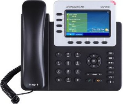  Grandstream GXP-2140, VoIP 2  Ethernet 10/100/1000, 4 SIP ,  TFT  48