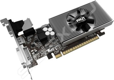  Palit GeForce GT 730 700Mhz PCI-E 2.0 2048Mb 1070Mhz 128 bit DVI HDMI VGA RTL