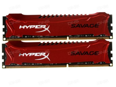   Kingston HyperX Savage DDR3 16Gb (2x8Gb), PC12800, DIMM, 1600MHz (HX316C9SRK2/16)
