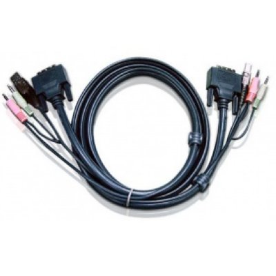 Кабель ATEN 2L-7D03U USB DVI-D Single Link KVM Cable