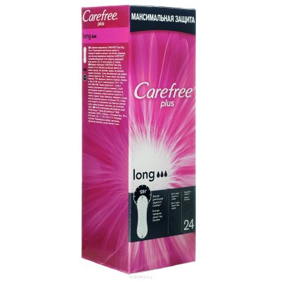 Carefree Plus   "Long", 24 