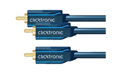    Clicktronic RCA to 2RCA Casual 5m 70458