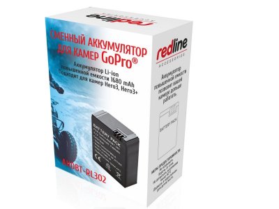   Red Line AHDBT-RL302 Rechargable Battery  Hero3+ / Hero3