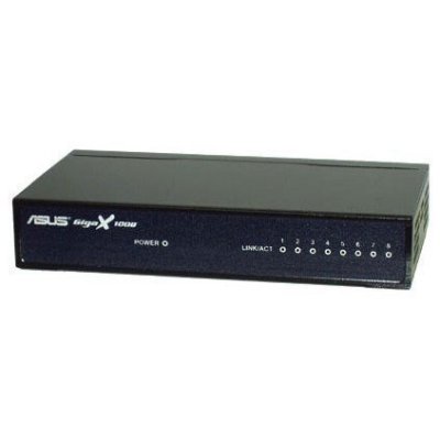  ASUS GigaX 1008B/V5 Fast E-net Switch 8 port (8UTP 10/100Mbps)