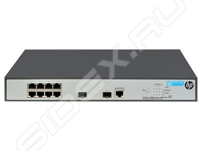  HP V1920-8G-PoE+ (65W) Switch (JG921A) 8*10/100/1000 TP + 2 SFP