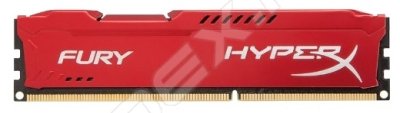   Kingston HyperX Fury DDR3 4Gb, PC15000, DIMM, 1866MHz (HX318C10FR/4) Red Series C