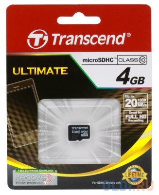   Micro SecureDigital Micro SecureDigital 4Gb HC Transcend class10 (TS4GUSDC10)