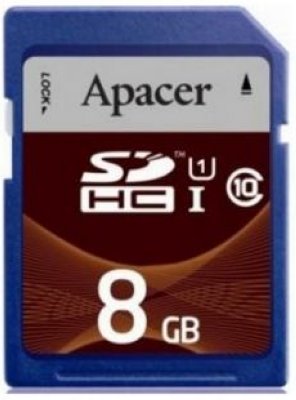   8GB Apacer AP8GSDHC10U1-R