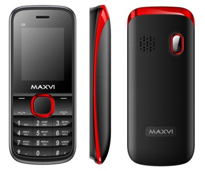   Maxvi C6 Black-Red