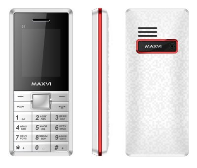   Maxvi C7 White-Red