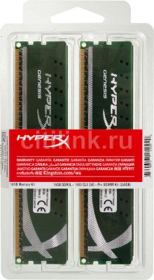 Модуль памяти KINGSTON HYPERX KHX16LC9K2/16X DDR3L ; 2x 8 Гб