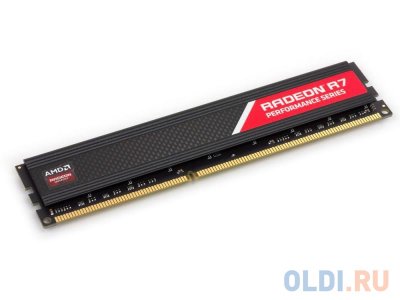  DDR4 4Gb (pc-17000) 2133MHz AMD, Entertainment Series, Heat Shield, Black, Retail R744G2133U1