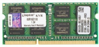 Модуль памяти Kingston 1x8192Mb DDR3 PC-12800 1600MHz KVR16S11/8