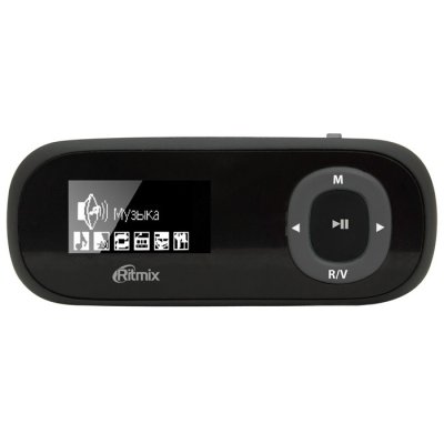  Ritmix (RF-4400-8Gb) Black (A/V Player,FM,8Gb,MicroSD,1.8"LCD,.,USB2.0,Li-Poly)