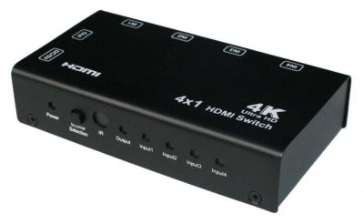 Logan inc HDMI свитчер 4 х 1 (4 входа - 1 выход) (Свичи, конверторы, переходники)