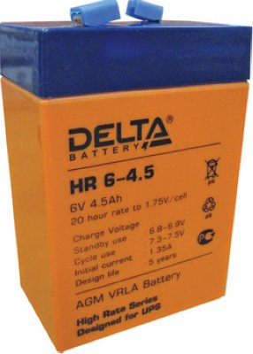   Delta HR 6-4.5, 6V 4.5Ah