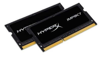 Модуль памяти Kingston HyperX Impact PC3-12800 SO-DIMM DDR3L 1600MHz CL9 - 8Gb KIT (2x4Gb) HX316LS9I