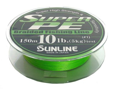   Sunline SUPER PE LIGHT GREEN 150 m #2.5 (0.260mm) 12.5 kg