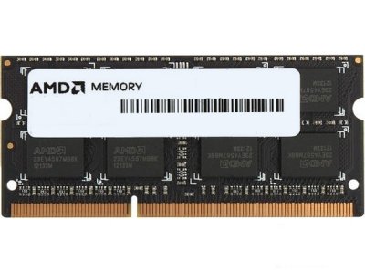  DDR3 4Gb 1600MHz AMD R534G1601S1SL-UO OEM PC3-12800 CL11 SO-DIMM 204-pin 1.35 